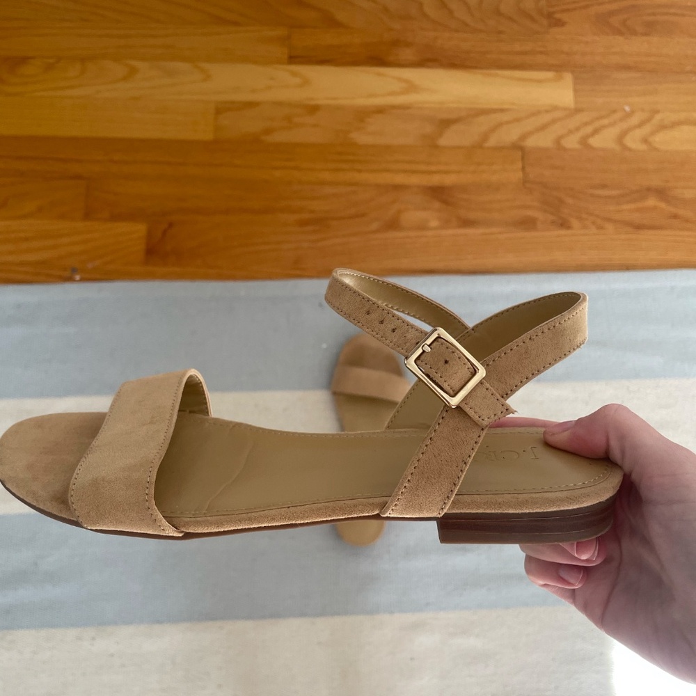 J. Crew Suede Ankle- Strap Sandals - Picture 3 of 3